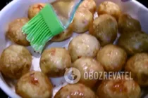 Печеная картошка в микроволновке - Шаг 6 Печеная картошка в микроволновке - Шаг 6