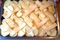 Картопля з куркою і грибами в духовці - Крок 6 Картопля з куркою і грибами в духовці - Крок 6