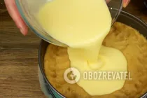 Заливной пирог с вишней - Шаг 9 Заливной пирог с вишней - Шаг 9