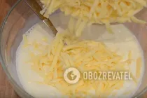 Картопля з сиром і грибами в духовці - Крок 4 Картопля з сиром і грибами в духовці - Крок 4