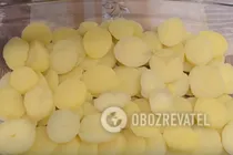 Картопля з сиром і грибами в духовці - Крок 5 Картопля з сиром і грибами в духовці - Крок 5