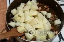 Картошка с сыром и грибами - Шаг 5 Картошка с сыром и грибами - Шаг 5