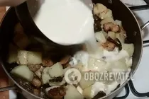 Картошка с сыром и грибами - Шаг 6 Картошка с сыром и грибами - Шаг 6