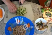 Салат со скумбрией - Шаг 3 Салат со скумбрией - Шаг 3