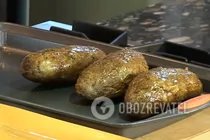 Печеный картофель в духовке - Шаг 5 Печеный картофель в духовке - Шаг 5