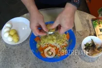 Салат со скумбрией - Шаг 6 Салат со скумбрией - Шаг 6