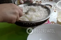 Салат с сайрой и рисом - Шаг 1 Салат с сайрой и рисом - Шаг 1