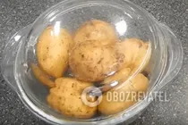 Печеный картофель в духовке - Шаг 1 Печеный картофель в духовке - Шаг 1