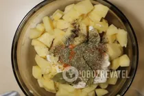 Картошка в духовке с сыром и куриным филе - Шаг 4 Картошка в духовке с сыром и куриным филе - Шаг 4