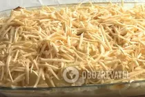 Картошка с сыром и мясом в духовке - Шаг 7 Картошка с сыром и мясом в духовке - Шаг 7