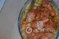 Печеная картошка с курицей - Шаг 8 Печеная картошка с курицей - Шаг 8