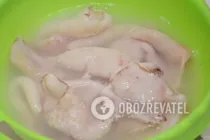 Салат с кальмарами и огурцом - Шаг 1 Салат с кальмарами и огурцом - Шаг 1
