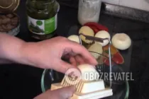 Салат с консервированными кальмарами - Шаг 1 Салат с консервированными кальмарами - Шаг 1