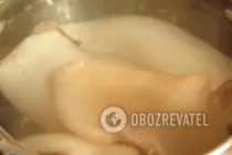 Салат з кальмарами класичний - Крок 2 Салат з кальмарами класичний - Крок 2