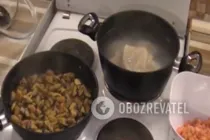 Салат с кальмарами и мидиями - Шаг 3 Салат с кальмарами и мидиями - Шаг 3