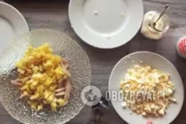 Салат з кальмарами і ананасом - Крок 3 Салат з кальмарами і ананасом - Крок 3