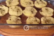 Картопля з салом в духовці - Крок 4 Картопля з салом в духовці - Крок 4