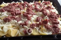 Картофель с фаршем в духовке - Шаг 5 Картофель с фаршем в духовке - Шаг 5