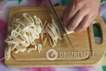 Салат з кальмарами класичний - Крок 6 Салат з кальмарами класичний - Крок 6