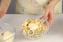 Легкий салат з куркою - Крок 8 Легкий салат з куркою - Крок 8