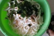 Салат з кальмарами і сиром - Крок 7 Салат з кальмарами і сиром - Крок 7