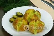 Картошка с сыром в духовке - Шаг 7 Картошка с сыром в духовке - Шаг 7