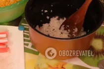Салат с крабовыми палочками и рисом - Шаг 1 Салат с крабовыми палочками и рисом - Шаг 1