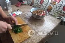 Салат з крабовими паличками і помідорами - Крок 6 Салат з крабовими паличками і помідорами - Крок 6