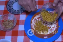 Салат з крабовими паличками і сухариками - Крок 6 Салат з крабовими паличками і сухариками - Крок 6