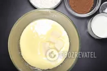 Шоколадные кекс на молоке - Шаг 2 Шоколадные кекс на молоке - Шаг 2