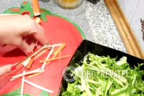 Салат с морепродуктами без майонеза - Шаг 4 Салат с морепродуктами без майонеза - Шаг 4