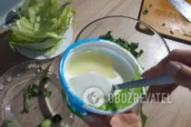 Салат з кукурудзою без майонезу - Крок 5 Салат з кукурудзою без майонезу - Крок 5