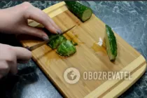 Салат с яйцом, огурцом и тунцом - Шаг 1 Салат с яйцом, огурцом и тунцом - Шаг 1