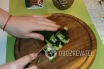 Крабовый салат с рисом - Шаг 2 Крабовый салат с рисом - Шаг 2