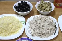 Салат "Подсолнух" классический - Шаг 1 Салат "Подсолнух" классический - Шаг 1