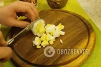 Крабовый салат с рисом - Шаг 3 Крабовый салат с рисом - Шаг 3