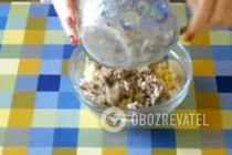Салат с яйцами и сардинами - Шаг 4 Салат с яйцами и сардинами - Шаг 4