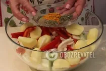 Картопля з кабачками в духовці - Крок 4 Картопля з кабачками в духовці - Крок 4