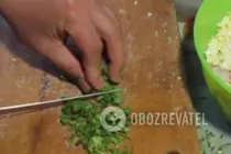 Салат с яйцом и редиской - Шаг 5 Салат с яйцом и редиской - Шаг 5