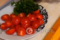 Салат с перепелиными яйцами и курицей - Шаг 5 Салат с перепелиными яйцами и курицей - Шаг 5