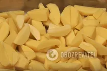Картошка с ребрами в духовке - Шаг 4 Картошка с ребрами в духовке - Шаг 4