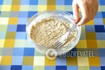 Салат с яйцами и сардинами - Шаг 7 Салат с яйцами и сардинами - Шаг 7