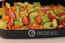 Картопля з кабачками в духовці - Крок 6 Картопля з кабачками в духовці - Крок 6