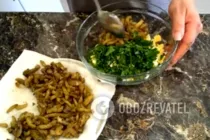 Салат с яйцами и баклажанами - Шаг 8 Салат с яйцами и баклажанами - Шаг 8