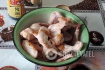 Картошка с крылышками в духовке - Шаг 1 Картошка с крылышками в духовке - Шаг 1