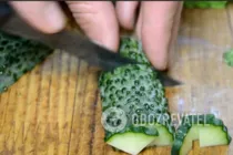 Салат с сыром Фета и курицей - Шаг 5 Салат с сыром Фета и курицей - Шаг 5