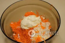 Салат с плавленым сыром - Шаг 5 Салат с плавленым сыром - Шаг 5
