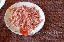 Салат с сыром и тунцом - Шаг 6 Салат с сыром и тунцом - Шаг 6