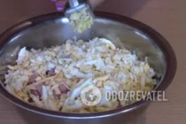 Салат с твердым сыром - Шаг 6 Салат с твердым сыром - Шаг 6