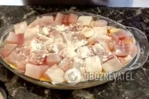 Картошка с рыбой в духовке - Шаг 6 Картошка с рыбой в духовке - Шаг 6